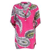 Kleurrijke Paisley Print Blouse Doris S , Pink , Dames