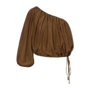 Bruine Top Dameskleding Philosophy di Lorenzo Serafini , Brown , Dames