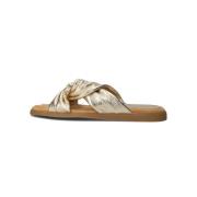 Gouden Camby Slippers voor Vrouwen Unisa , Yellow , Dames