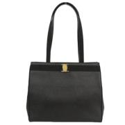 Pre-owned Leather handbags Salvatore Ferragamo Pre-owned , Black , Dam...