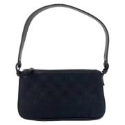 Pre-owned Canvas shoulder-bags Salvatore Ferragamo Pre-owned , Black ,...