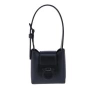 Pre-owned Leather handbags Salvatore Ferragamo Pre-owned , Black , Dam...