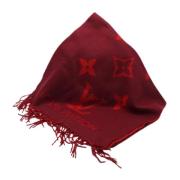 Pre-owned Cashmere scarves Louis Vuitton Vintage , Red , Dames