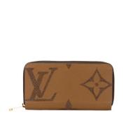 Pre-owned Canvas wallets Louis Vuitton Vintage , Brown , Dames