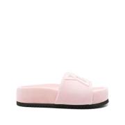 Lichtblauwe Sandalen met Geribbelde Zool Vic Matié , Pink , Dames