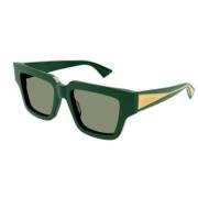 Stijlvolle Bv1276S Zonnebril Bottega Veneta , Green , Unisex