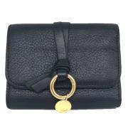 Pre-owned Leather wallets Chloé Pre-owned , Black , Dames