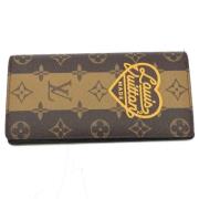 Pre-owned Cotton wallets Louis Vuitton Vintage , Brown , Dames