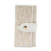 Pre-owned Canvas key-holders Dior Vintage , White , Unisex