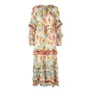 Gerimpelde Taille Jurk Dea Kudibal , Multicolor , Dames