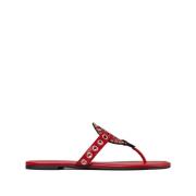 Eyelet Sandalen Tory Burch , Red , Dames