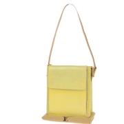 Pre-owned Leather louis-vuitton-bags Louis Vuitton Vintage , Yellow , ...