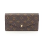 Pre-owned Leather wallets Louis Vuitton Vintage , Brown , Dames