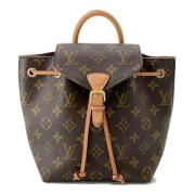 Pre-owned Canvas backpacks Louis Vuitton Vintage , Brown , Dames