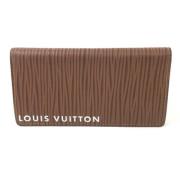 Pre-owned Leather wallets Louis Vuitton Vintage , Brown , Dames