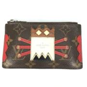 Pre-owned Cotton wallets Louis Vuitton Vintage , Brown , Dames