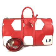 Pre-owned Leather louis-vuitton-bags Louis Vuitton Vintage , Red , Dam...