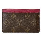 Pre-owned Canvas wallets Louis Vuitton Vintage , Brown , Dames