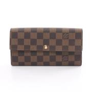 Pre-owned Canvas wallets Louis Vuitton Vintage , Brown , Dames