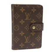 Pre-owned Canvas wallets Louis Vuitton Vintage , Brown , Dames