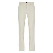 Slim Fit Katoenen Stretchbroek Hugo Boss , White , Heren