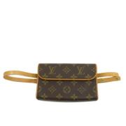 Pre-owned Fabric louis-vuitton-bags Louis Vuitton Vintage , Brown , Da...