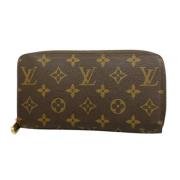 Pre-owned Canvas wallets Louis Vuitton Vintage , Brown , Dames