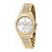 Gouden Roestvrijstalen Quartz Analoog Horloge Chiara Ferragni Collecti...