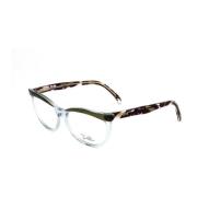 Aquamarijn Accent Kunststof Frame Bril Emilio Pucci , Green , Dames