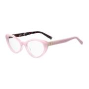 Multicolor Acetaatmontuur Bril Roze Love Moschino , Multicolor , Dames