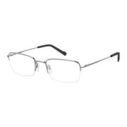 Metalen Frame Bril in Ruthenium Pierre Cardin , Gray , Heren