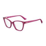 Elegante Acetaatframebril in Fuchsia Moschino , Pink , Dames