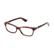 Bruine plastic montuur bril met UV-filter Guess , Brown , Dames