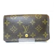 Pre-owned Canvas wallets Louis Vuitton Vintage , Brown , Dames