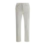 Reggae Knoopsluiting Jeans PT Torino , White , Heren