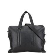 Pre-owned Leather shoulder-bags Salvatore Ferragamo Pre-owned , Black ...