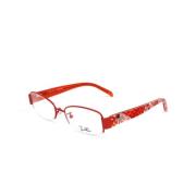 Oranje Metalen Frame Bril Vrouwen Emilio Pucci , Orange , Dames