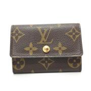 Pre-owned Canvas wallets Louis Vuitton Vintage , Brown , Dames