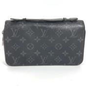 Pre-owned Cotton wallets Louis Vuitton Vintage , Black , Dames