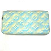 Pre-owned Leather wallets Louis Vuitton Vintage , Yellow , Dames