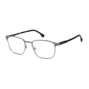 Metalen Frame Bril Grijze Lens Carrera , Gray , Heren