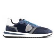 Stijlvolle Sneakers voor Mannen en Vrouwen Philippe Model , Blue , Her...