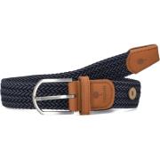 Blauw Geweven Synthetische Riem voor Heren Faguo , Blue , Heren