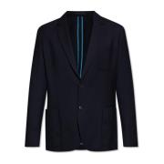 Wollen blazer met zakken Paul Smith , Blue , Heren