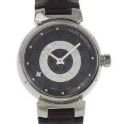 Pre-owned Metal watches Louis Vuitton Vintage , Black , Dames