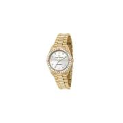 Gouden Roestvrij Stalen Kwarts Analoge Horloge Chiara Ferragni Collect...