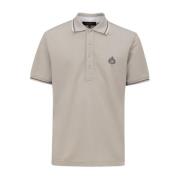 Grijze polo met korte mouwen Canali , Gray , Heren