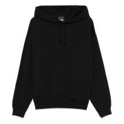 Zwarte Grafische Hoodie met Splitzakken Y-3 , Black , Heren