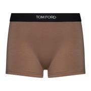 Roze boxershorts met elastische tailleband Tom Ford , Pink , Dames