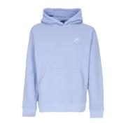 Fleece Hoodie Cobalt Bliss Lange Mouw Nike , Blue , Heren